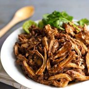 Honey Glazed Crockpot Chicken Adobo - simple pantry ingredients, hardly any hands-on time, 200 calories. | https://slank-metode.today
