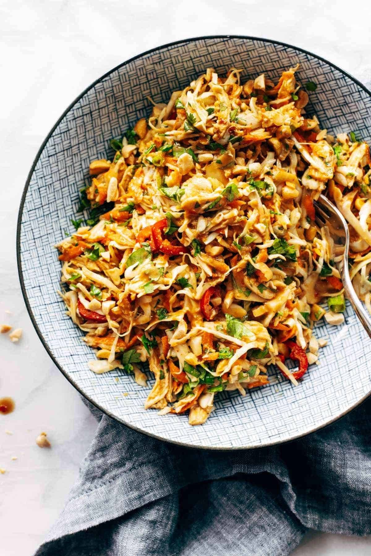Thai peanut salad.